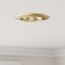 vidaXL Beépített Spotlámpák 24 db Kerek GU10 Arany Ø90 mm Acél világítás