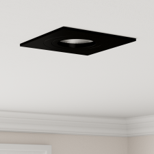 vidaXL Beépített Spotlámpák 6 db Négyzetes GU10 Fekete 91x91 mm világítás