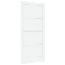 vidaXL Belső Ajtó “ORKDAL” Fehér 93x202x4 cm Tömb Fa Fenyő (4102676) nyílászáró