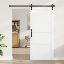 vidaXL Belső Ajtó 'ORKDAL'Fehér 93x211x4 cm Tömbfa Fenyő nyílászáró