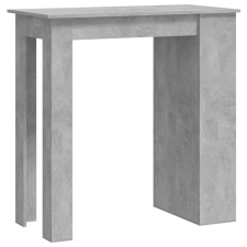 vidaXL betonszürke bárasztal tárolópolccal 102 x 50 x 103,5 cm (809471) bútor