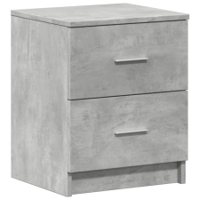 vidaXL betonszürke éjjeliszekrény 2 fiókkal 40x36x50 cm (858791) bútor