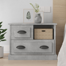 vidaXL betonszürke éjjeliszekrény 60x39x45 cm bútor