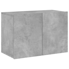 vidaXL betonszürke falra szerelhető TV-szekrény 60 x 30 x 41 cm (836944) bútor