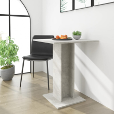 vidaXL betonszürke forgácslap bisztróasztal 60 x 60 x 75 cm bútor