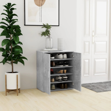 vidaXL Betonszürke forgácslap cipősszekrény 60 x 35 x 70 cm bútor