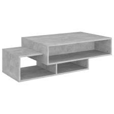 vidaXL betonszürke forgácslap dohányzóasztal 105 x 55 x 32 cm (808526) bútor