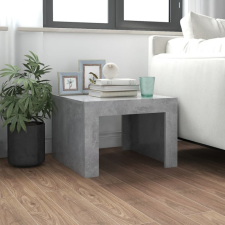 vidaXL Betonszürke forgácslap dohányzóasztal 50 x 50 x 35 cm bútor