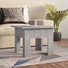 vidaXL betonszürke forgácslap dohányzóasztal 55 x 55 x 42 cm bútor