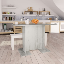 vidaXL betonszürke forgácslap étkezőasztal 110 x 60 x 75 cm bútor