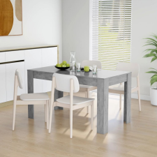vidaXL betonszürke forgácslap étkezőasztal 140 x 74,5 x 76 cm bútor