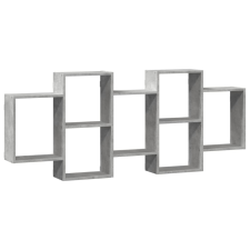 vidaXL betonszürke forgácslap fali polc 159 x 18 x 65 cm (853212) bútor