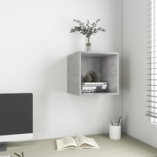 vidaXL betonszürke forgácslap faliszekrény 37 x 37 x 37 cm bútor