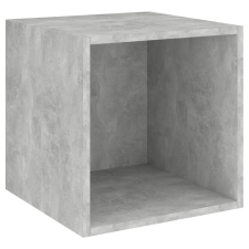 vidaXL betonszürke forgácslap faliszekrény 37 x 37 x 37 cm (805456) bútor