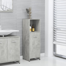 vidaXL betonszürke forgácslap fürdőszobaszekrény 30 x 30 x 95 cm fürdőszoba bútor