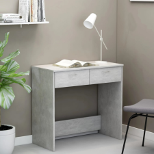 vidaXL Betonszürke forgácslap íróasztal 80 x 40 x 75 cm íróasztal