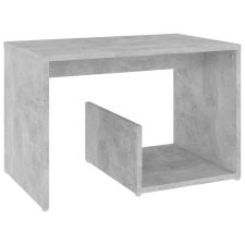 vidaXL Betonszürke forgácslap kisasztal 59 x 36 x 38 cm bútor