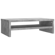 vidaXL betonszürke forgácslap monitorállvány 42 x 24 x 13 cm  (800220) bútor