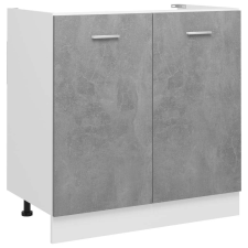 vidaXL betonszürke forgácslap mosogató alsószekrény 80 x 46 x 81,5 cm bútor