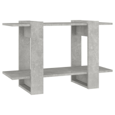 vidaXL betonszürke könyvszekrény/térelválasztó 80 x 30 x 51 cm (811596) bútor