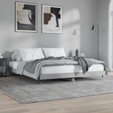 vidaXL betonszürke szerelt fa ágykeret 180 x 200 cm ágy és ágykellék