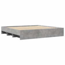 vidaXL betonszürke szerelt fa ágykeret 180 x 200 cm (3295635) ágy és ágykellék