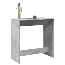 vidaXL betonszürke szerelt fa bárasztal 102 x 50 x 103,5 cm bútor