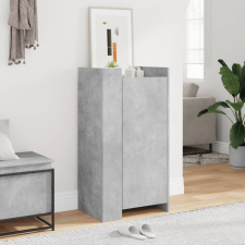 vidaXL betonszürke szerelt fa cipősszekrény 52 x 37,5 x 100 cm bútor