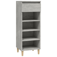 vidaXL betonszürke szerelt fa cipőszekrény 40 x 36 x 105 cm (819776) bútor