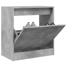 vidaXL betonszürke szerelt fa cipőszekrény 60 x 34 x 63,5 cm bútor