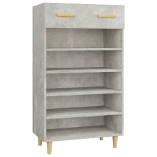 vidaXL betonszürke szerelt fa cipőszekrény 60 x 35 x 105 cm (812784) bútor