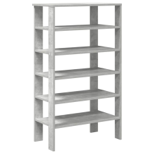 vidaXL betonszürke szerelt fa cipőtartó 61x32x105 cm (859863) bútor