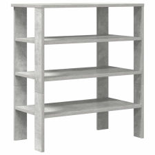 vidaXL betonszürke szerelt fa cipőtartó 61x32x70 cm (859845) bútor