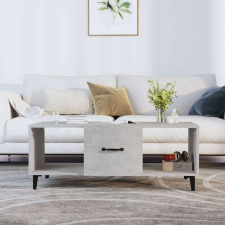vidaXL betonszürke szerelt fa dohányzóasztal 102 x 50 x 40 cm bútor