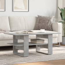 vidaXL betonszürke szerelt fa dohányzóasztal 102 x 55 x 42 cm bútor