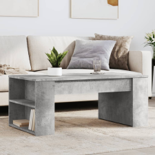 vidaXL betonszürke szerelt fa dohányzóasztal 102 x 55 x 42 cm bútor