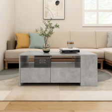 vidaXL betonszürke szerelt fa dohányzóasztal 102 x 55 x 42 cm bútor