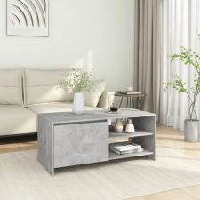 vidaXL betonszürke szerelt fa dohányzóasztal 102x 50 x 45 cm bútor