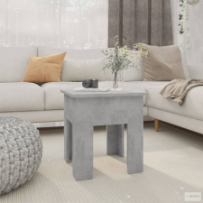 vidaXL Betonszürke szerelt fa dohányzóasztal 40x40x42 cm bútor