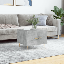 vidaXL betonszürke szerelt fa dohányzóasztal 50 x 50 x 40 cm bútor