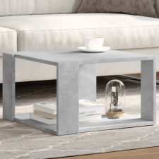 vidaXL betonszürke szerelt fa dohányzóasztal 51,5 x 51,5 x 30 cm bútor