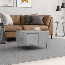 vidaXL betonszürke szerelt fa dohányzóasztal 55x55x36,5 cm bútor