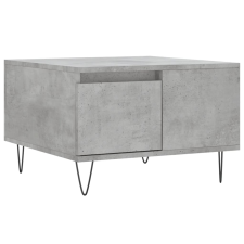 vidaXL betonszürke szerelt fa dohányzóasztal 55x55x36,5 cm (830760) bútor