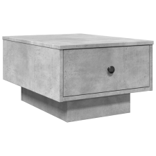 vidaXL betonszürke szerelt fa dohányzóasztal 60 x 45 x 31 cm (848083) bútor