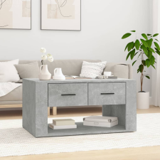 vidaXL betonszürke szerelt fa dohányzóasztal 80x50x40 cm bútor