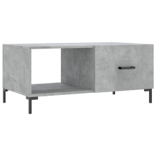 vidaXL betonszürke szerelt fa dohányzóasztal 90 x 50 x 40 cm (829216) bútor