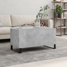 vidaXL betonszürke szerelt fa dohányzóasztal 90x44,5x45 cm bútor