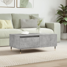 vidaXL betonszürke szerelt fa dohányzóasztal 90x50x36,5 cm bútor