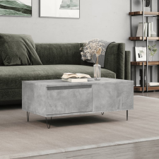 vidaXL betonszürke szerelt fa dohányzóasztal 90x50x36,5 cm bútor