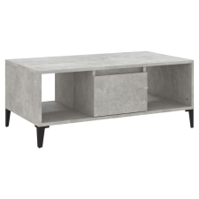 vidaXL betonszürke szerelt fa dohányzóasztal 90x50x36,5 cm (821072) bútor